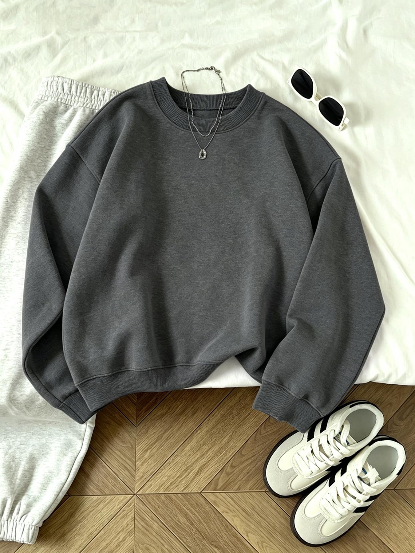 Winter Clothing On Sale - Em Promoção: Moletom Feminino Casual de
