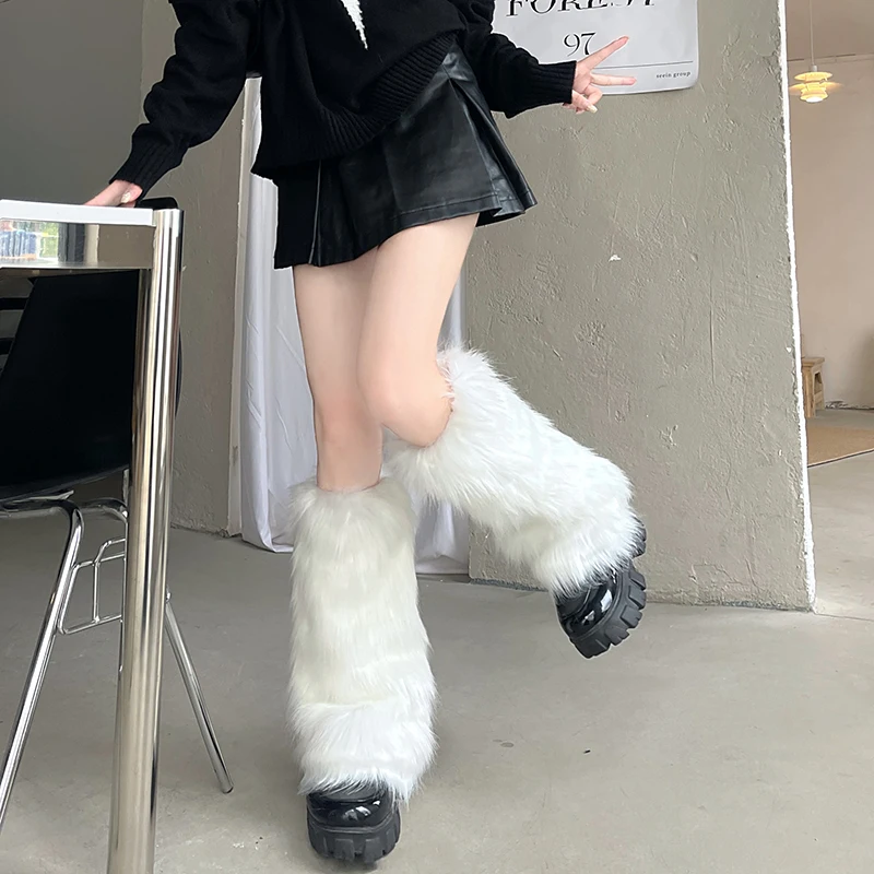 Winter Clothing Leg Warmers - 1-2 Pares de Meias Y2K para