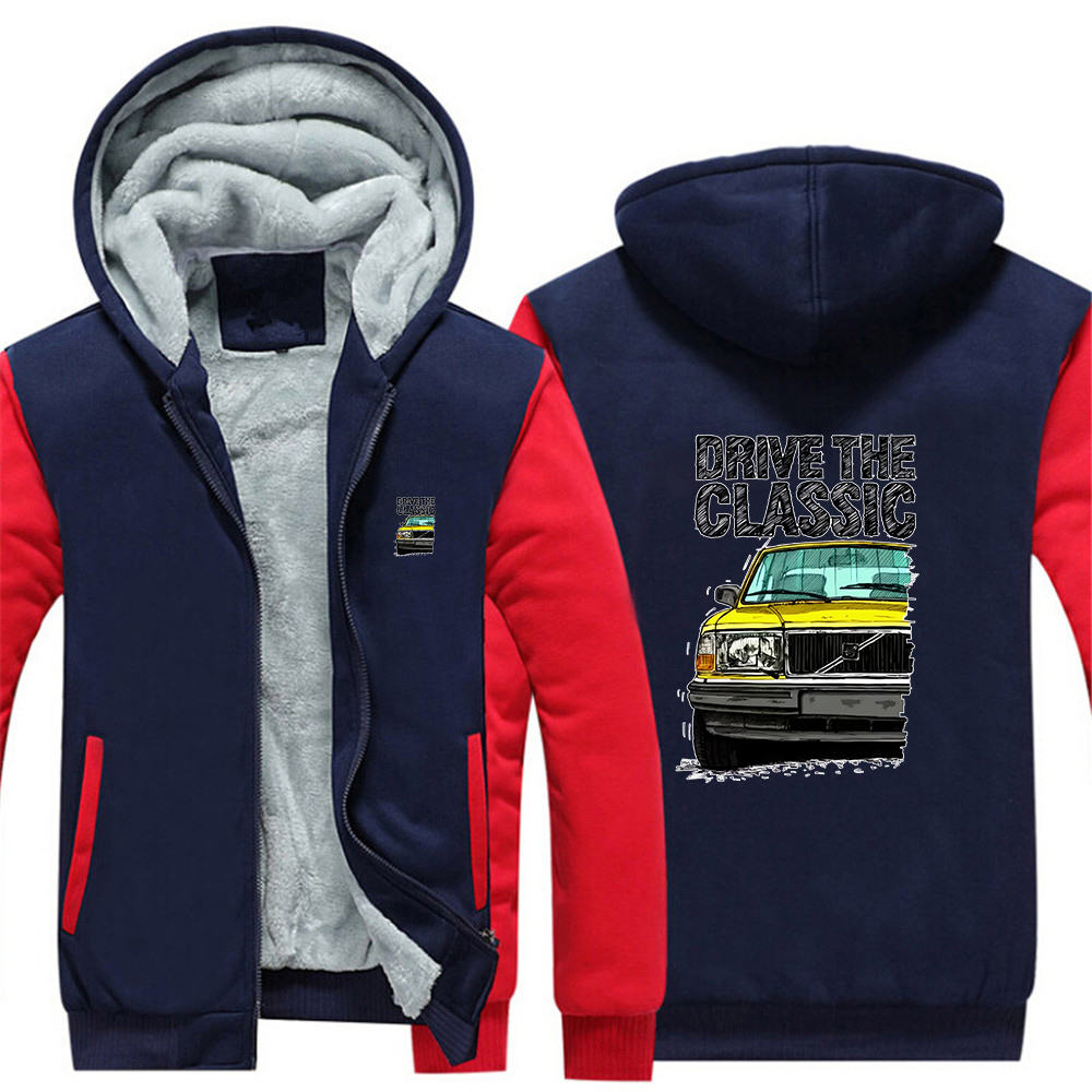 Winter Clothing Drive - Velo quente engrossar hoodies dirigindo o