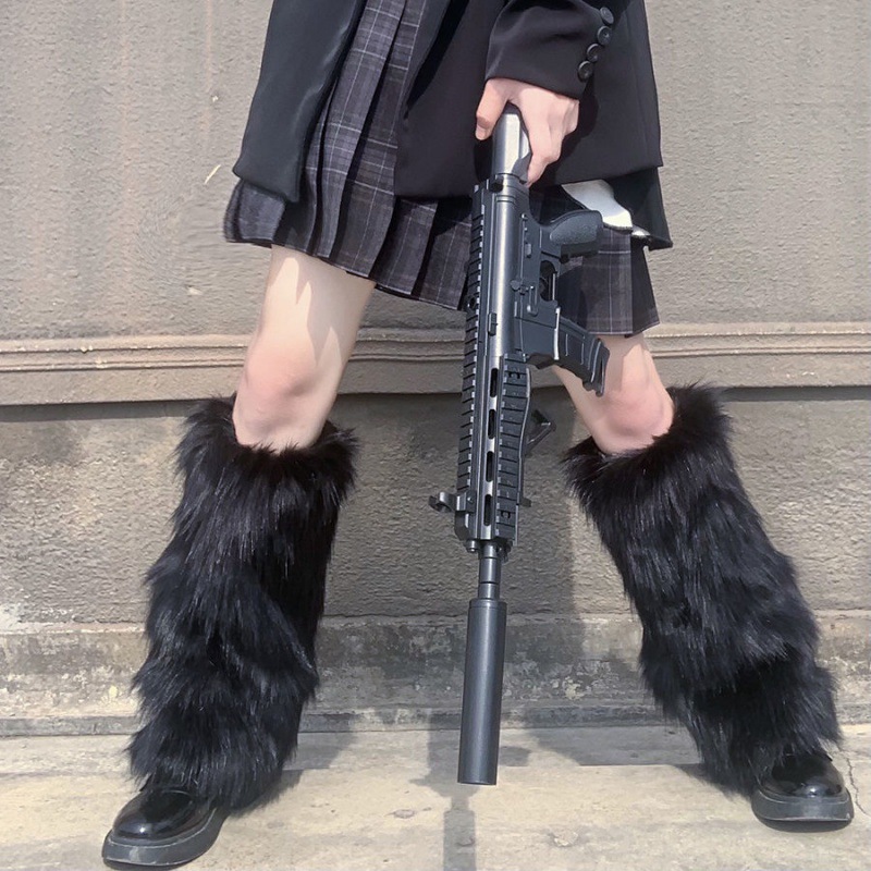 Winter Clothing Leg Warmers - Aquecedores de pernas de pele artificial