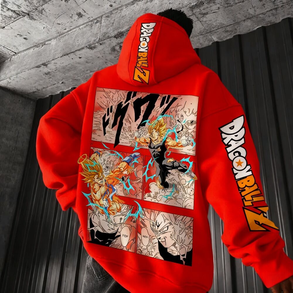Winter Clothing Brand - Dragon Ball Comics Co Marca Impresso