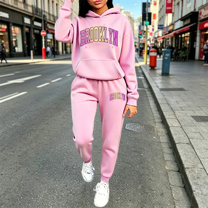 Winter Clothing Women'S - Conjunto Casual Feminino de 2 Peças