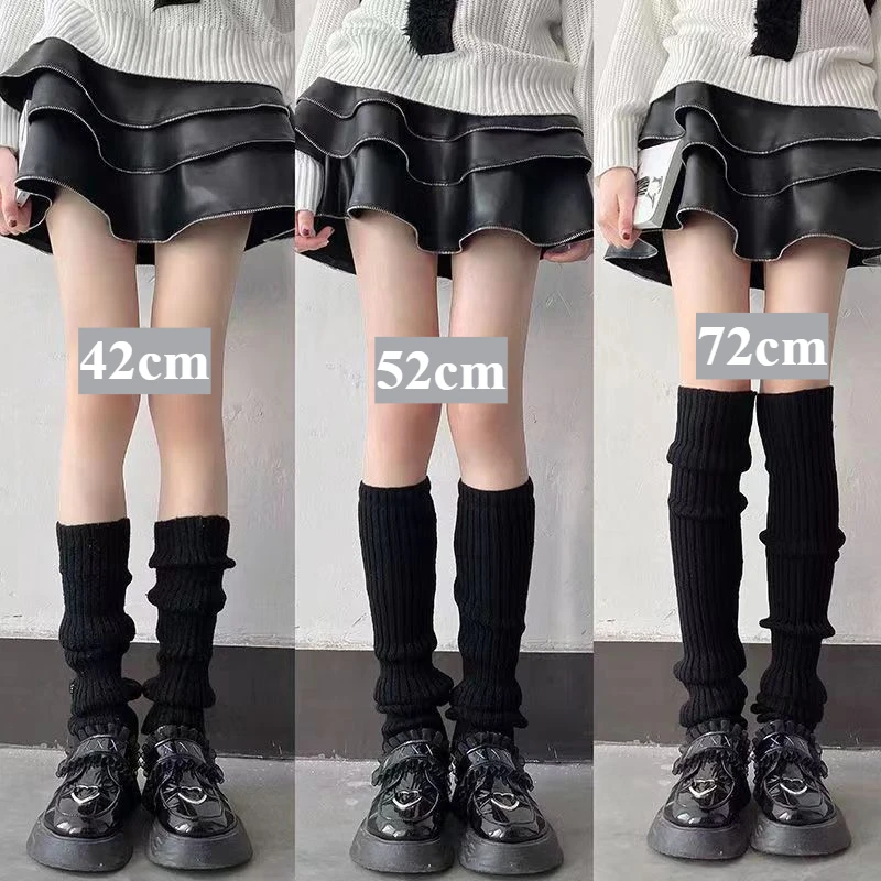 Winter Clothing Leg Warmers - 42/52/72cm aquecedores de pernas lolita meias