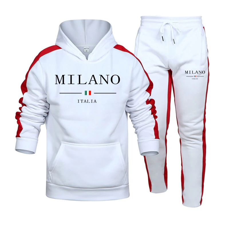 Winter Clothing Outdoor - Conjunto de Moletom Masculino de Qualidade,