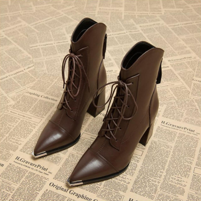 Winter Clothing Women'S - Botas de tornozelo feminino moda dedo
