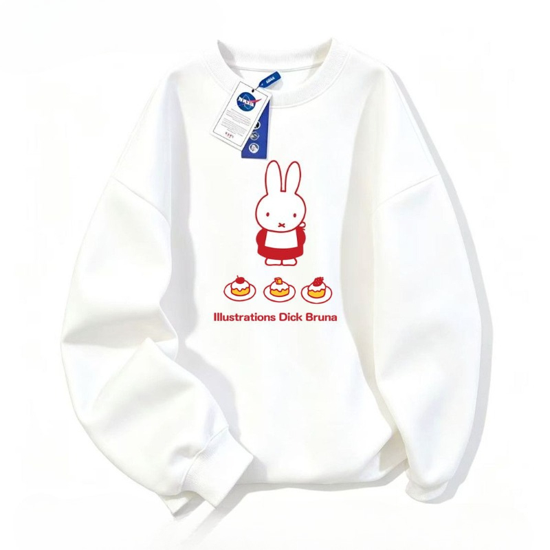 Moletom Kawaii Miffy com estam - Winter Clothing Brand avaliação e preço