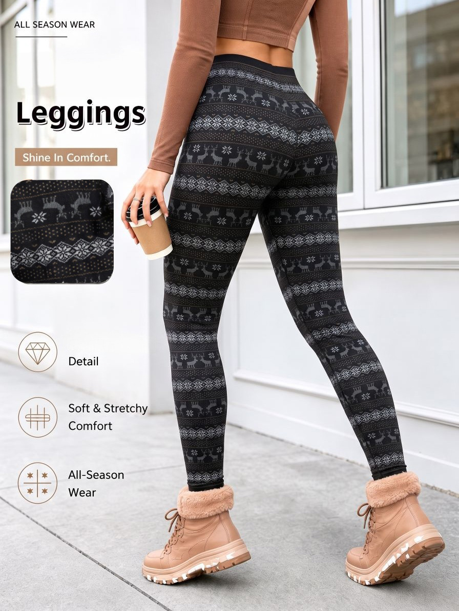 Leggings Femininas Vintage com - Winter Clothing On Sale avaliação e preço