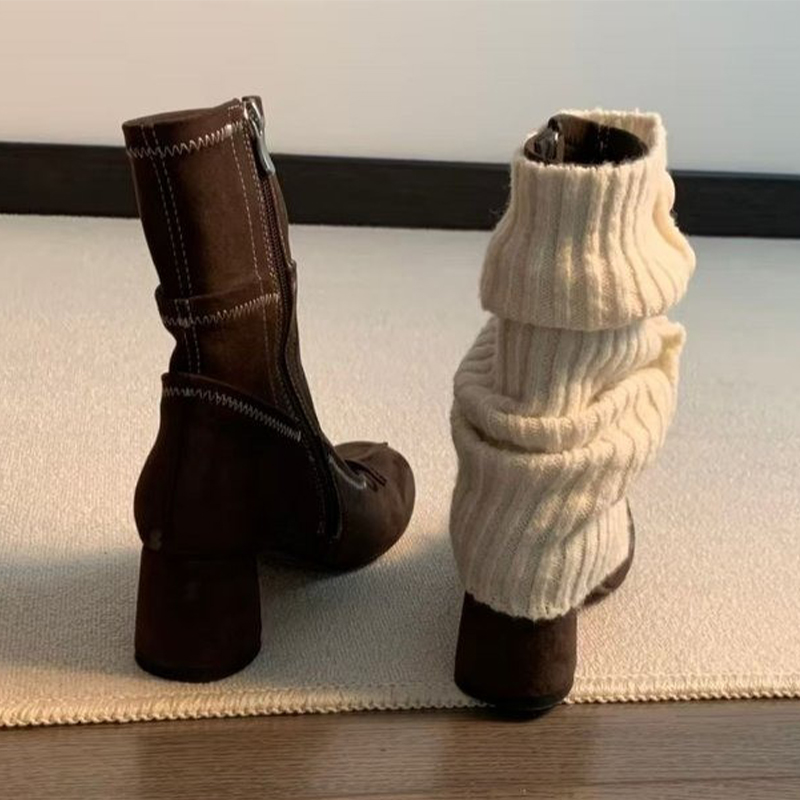 Arco de salto alto botas femin - Winter Clothing Women'S avaliação e preço
