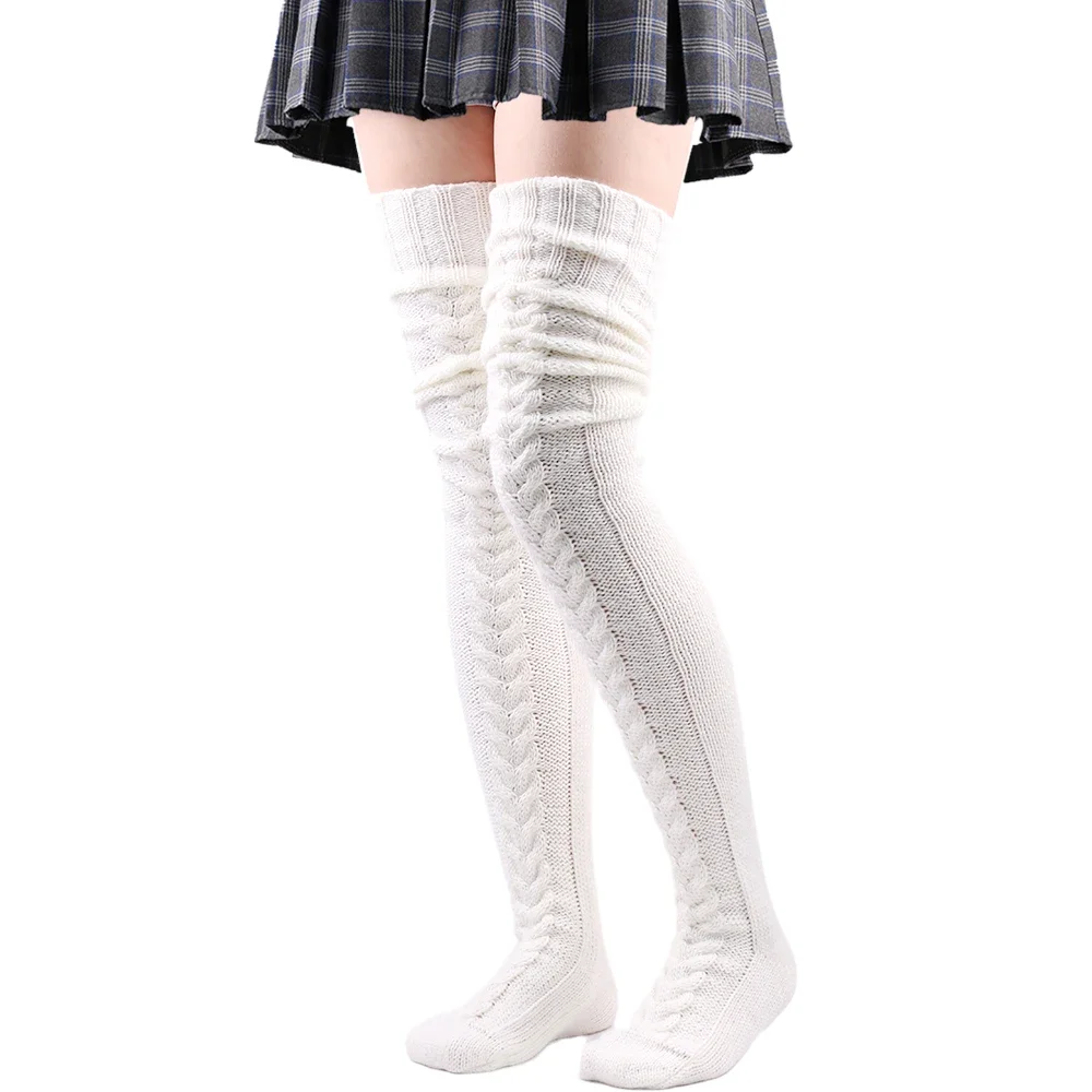 Meias Altas Femininas de Inver - Winter Clothing Leg Warmers avaliação e preço