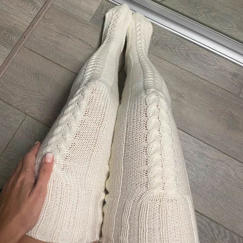 Meias Altas Femininas de Inver - Winter Clothing Leg Warmers avaliação e preço