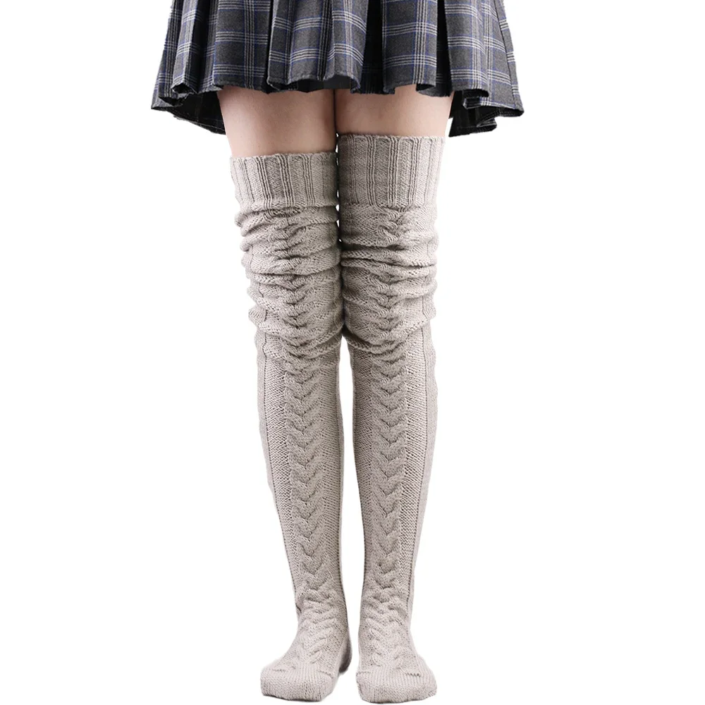 Meias Altas Femininas de Inver - Winter Clothing Leg Warmers avaliação e preço