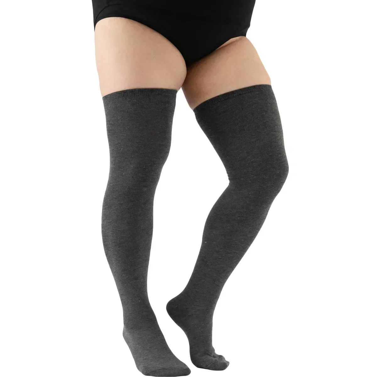 Meias Longas Grossas Listradas - Winter Clothing Leg Warmers avaliação e preço