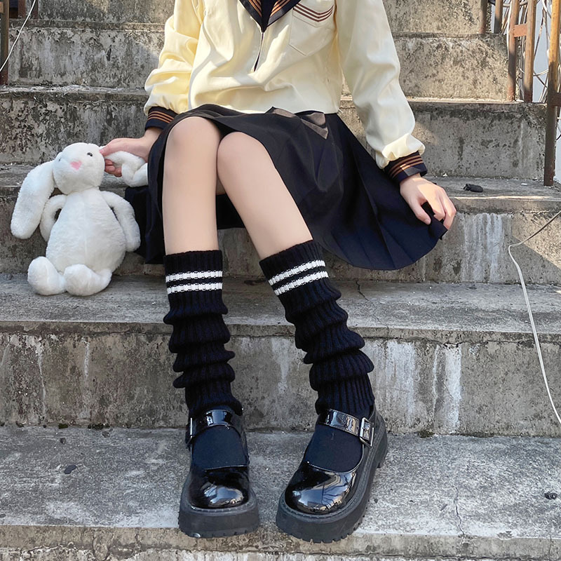 Lolita polainas femininas meia - Winter Clothing Leg Warmers avaliação e preço