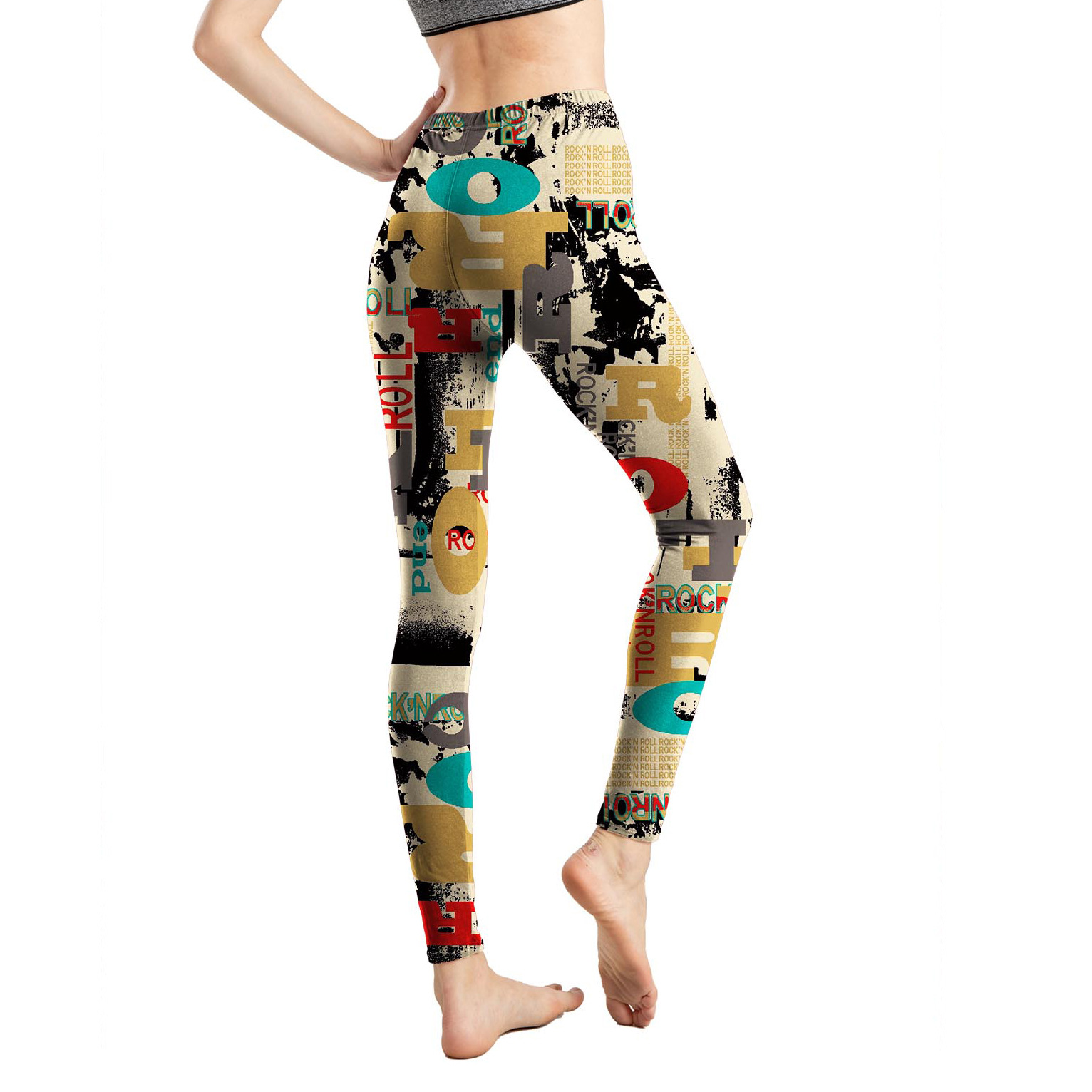 1/3 Pares de Leggings Feminina - Winter Clothing On Sale avaliação e preço