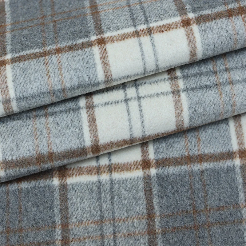 Tecido Xadrez Vintage de Lã Ma - Winter Clothing Women'S avaliação e preço