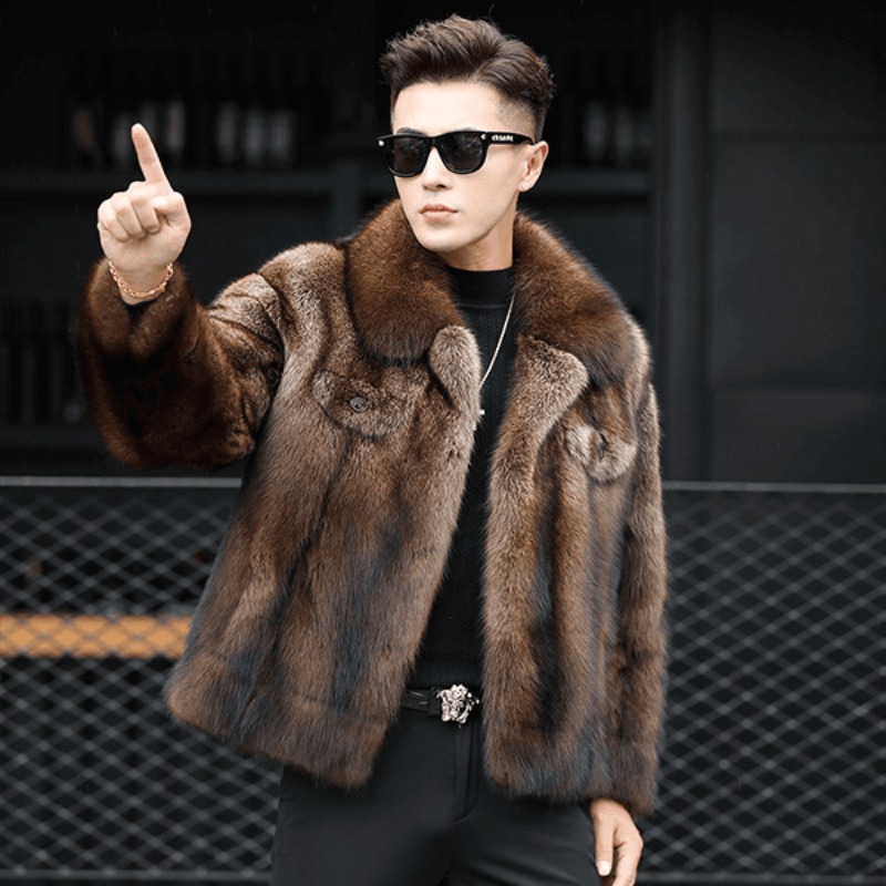 Marca de luxo casaco de pele d - Winter Clothing Brand avaliação e preço