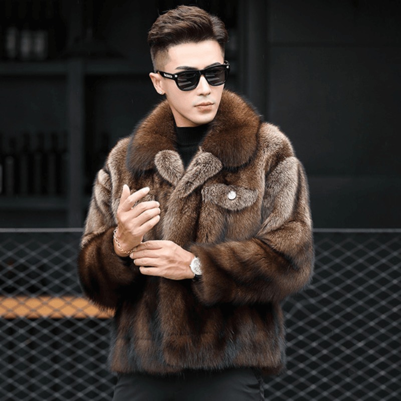 Marca de luxo casaco de pele d - Winter Clothing Brand avaliação e preço