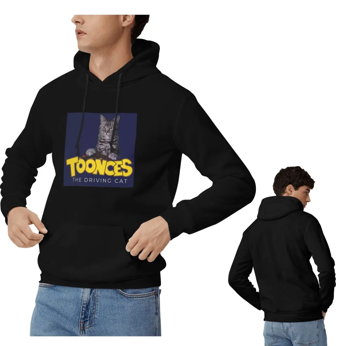 Toonces The Driving Cat Hoodie - Winter Clothing Drive avaliação e preço