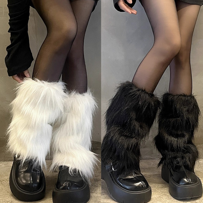 Aquecedores de Pernas de Pelo  - Winter Clothing Leg Warmers avaliação e preço