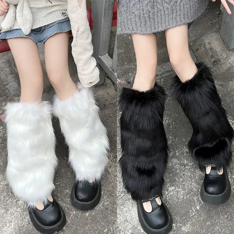Aquecedores de Pernas de Pelo  - Winter Clothing Leg Warmers avaliação e preço
