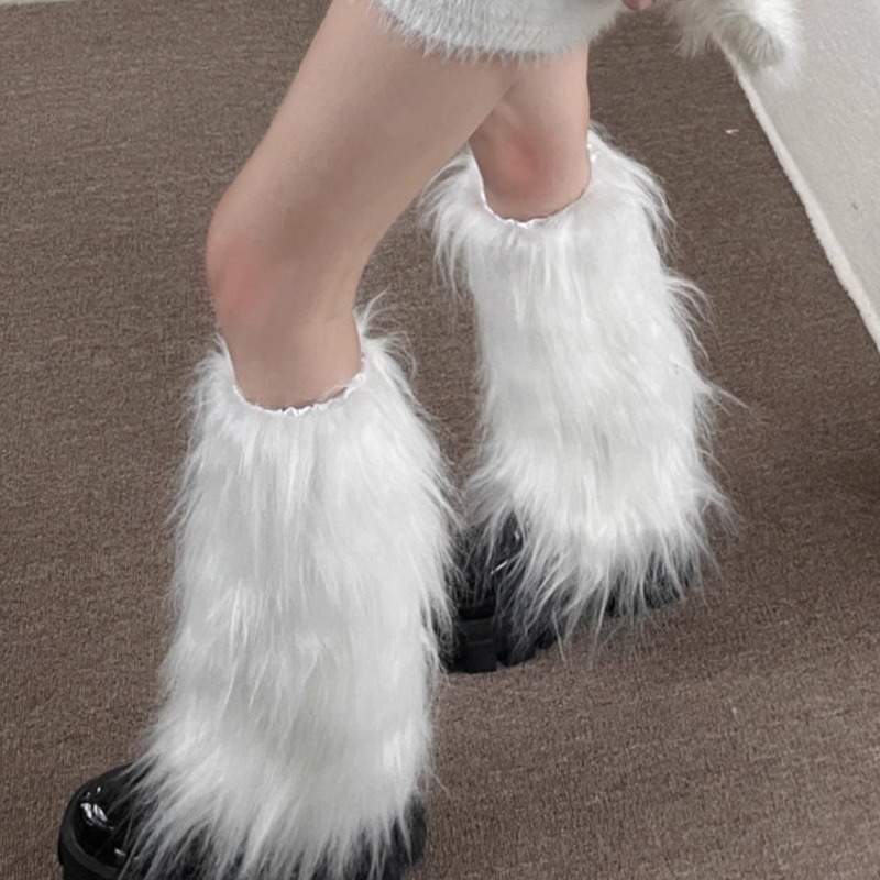Aquecedores de Pernas de Pelo  - Winter Clothing Leg Warmers avaliação e preço