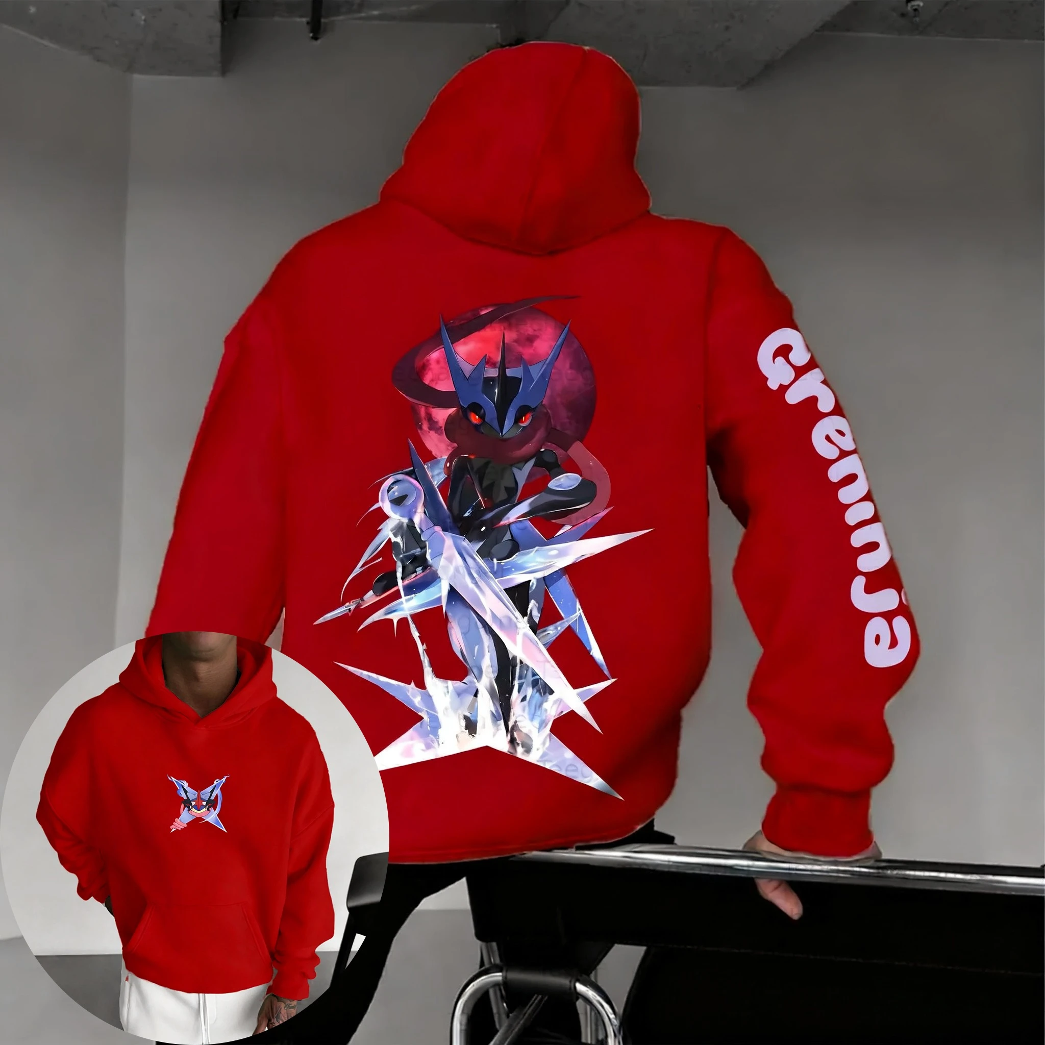 Pokémon anime greninja co marc - Winter Clothing Brand avaliação e preço