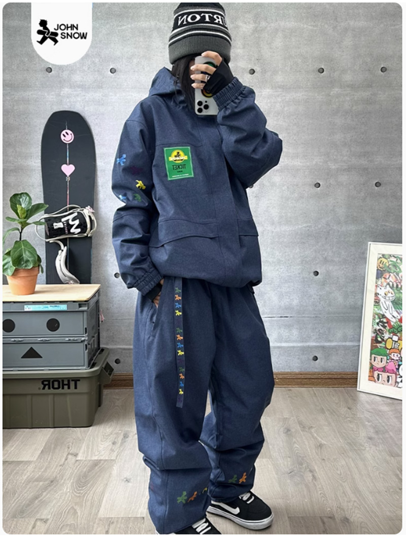 John snow 2025 novo inverno ma - Ski Pants Waterproof avaliação e preço